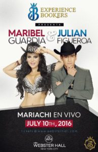Maribel Guardia y Julián Figueroa en vivo NYC